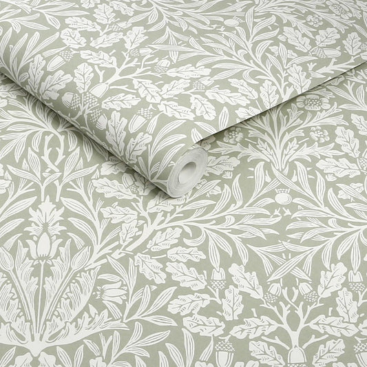 Acorn Wallpaper - Sage - 140492 - William MorrisWallpaper199