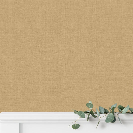 Adele Garrett Plain Texture Wallpaper - Mustard - Muriva - M55102Wallpaper199