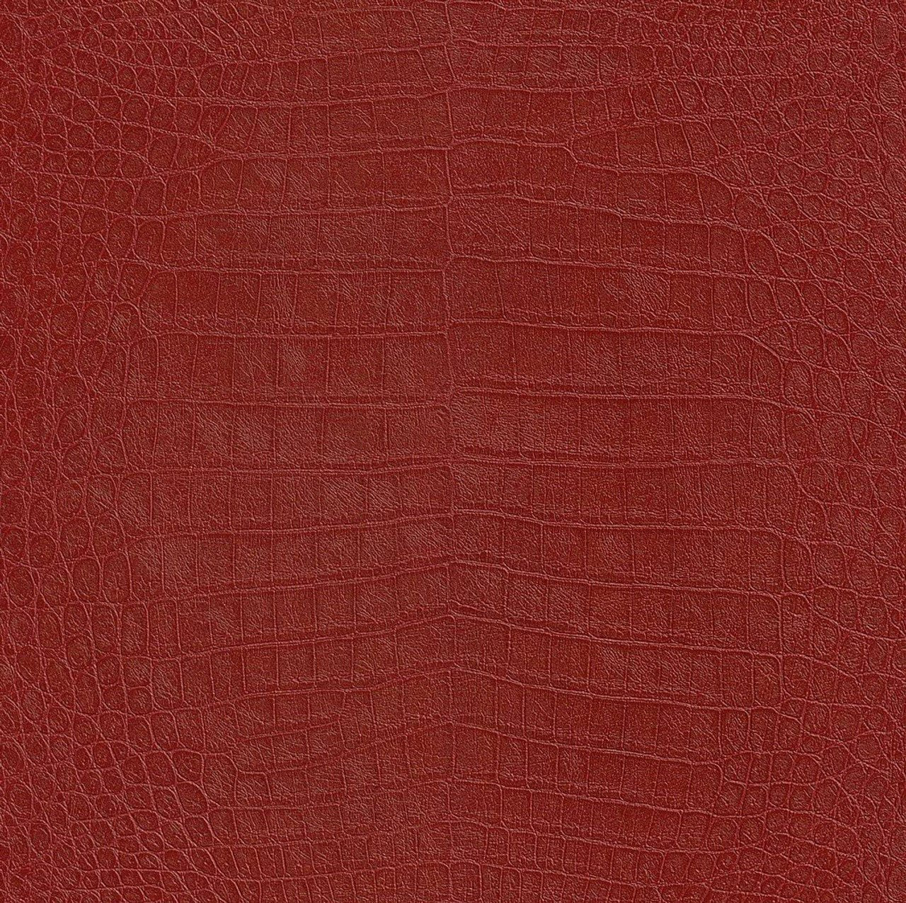 African Queen II Croc Effect Wallpaper - Red - Rasch - 474114Wallpaper199