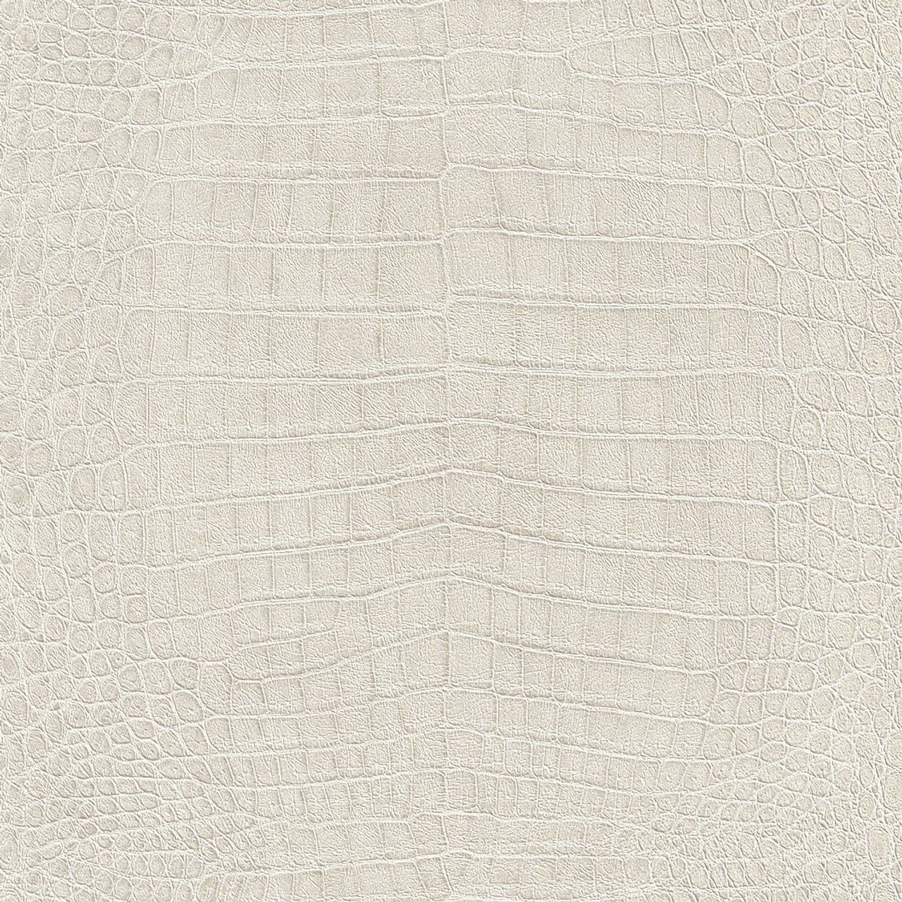 African Queen II Croc Effect Wallpaper - Silver - Rasch - 474152Wallpaper199