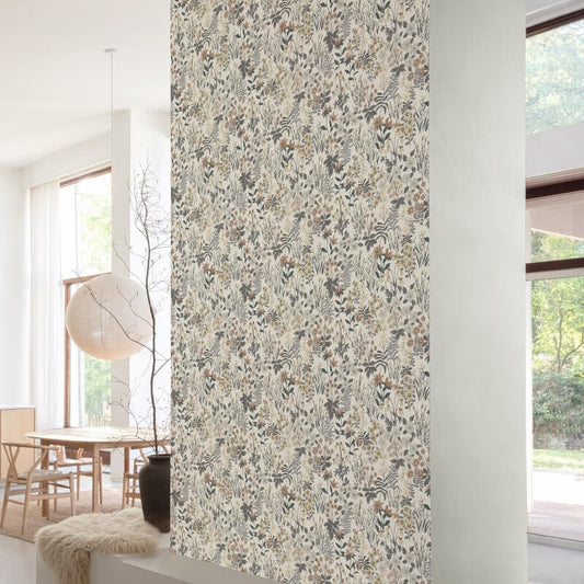 Agnala Floral Wallpaper - Grey - Grandeco - A70901Wallpaper199
