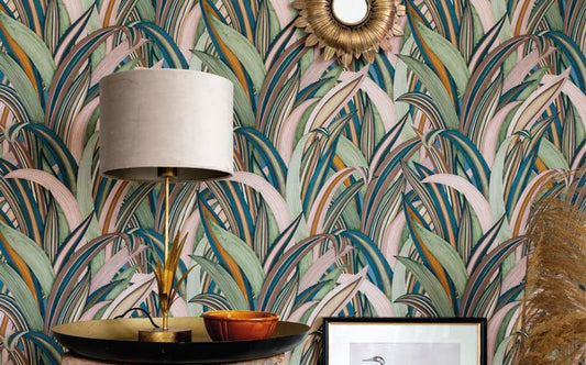 Amazing Wallpaper - Teal/Multi - Rasch - 541250Wallpaper199
