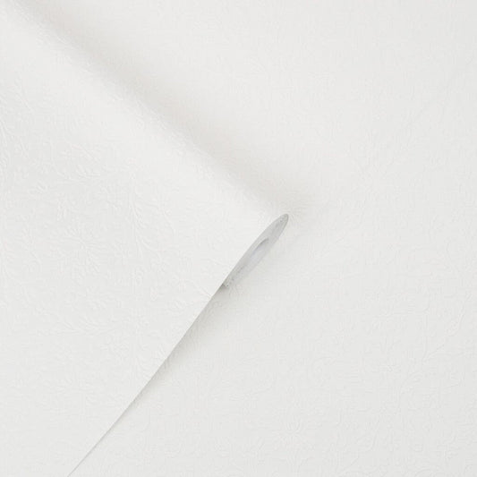 Annecy Paintable Wallpaper - White - Laura Ashley - 113418Wallpaper199