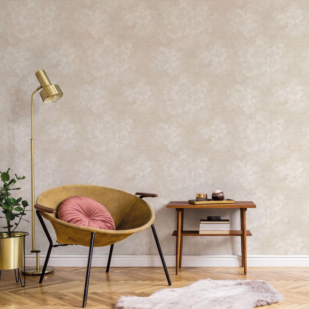Atmosphere Mystic Floral Wallpaper - Taupe - Galerie - G78263Wallpaper199