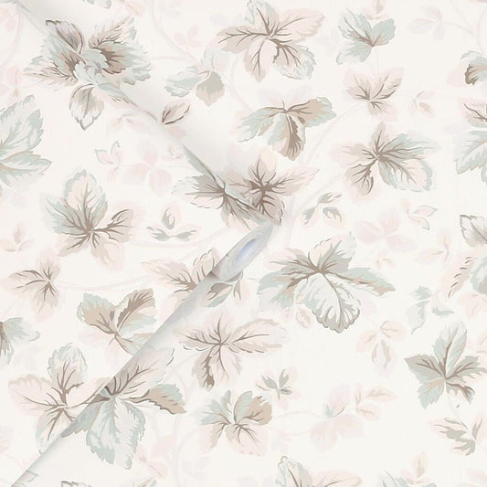 Autumn Leaves Wallpaper - Natural - Laura Ashley - 118481Wallpaper199