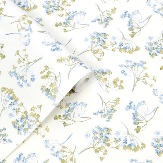 Avonbury Hedgerow Wallpaper - Green - Laura Ashley - 130102Wallpaper199