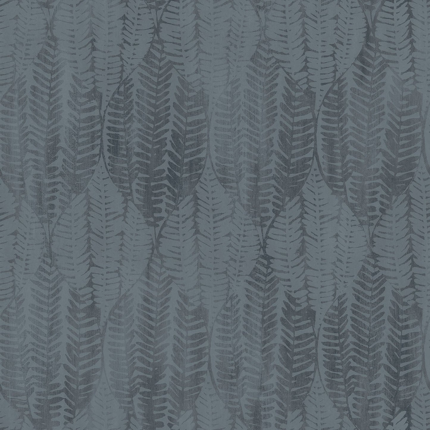 Bazaar Fern Leaf Print Wallpaper - Denim Blue - Galerie - G78339Wallpaper199