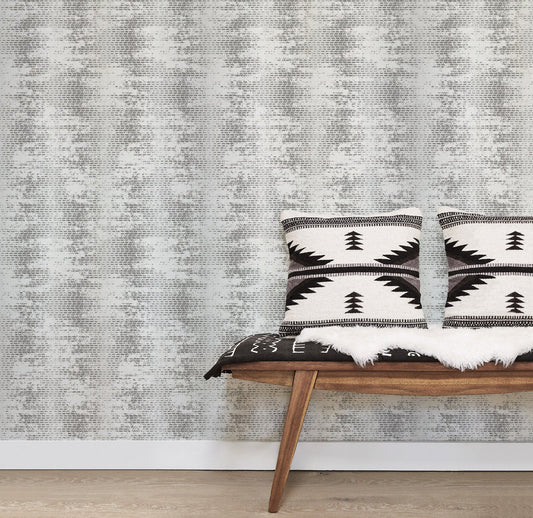 Bazaar Tribal Weave Wallpaper - Grey / Black - Galerie - G78286Wallpaper199