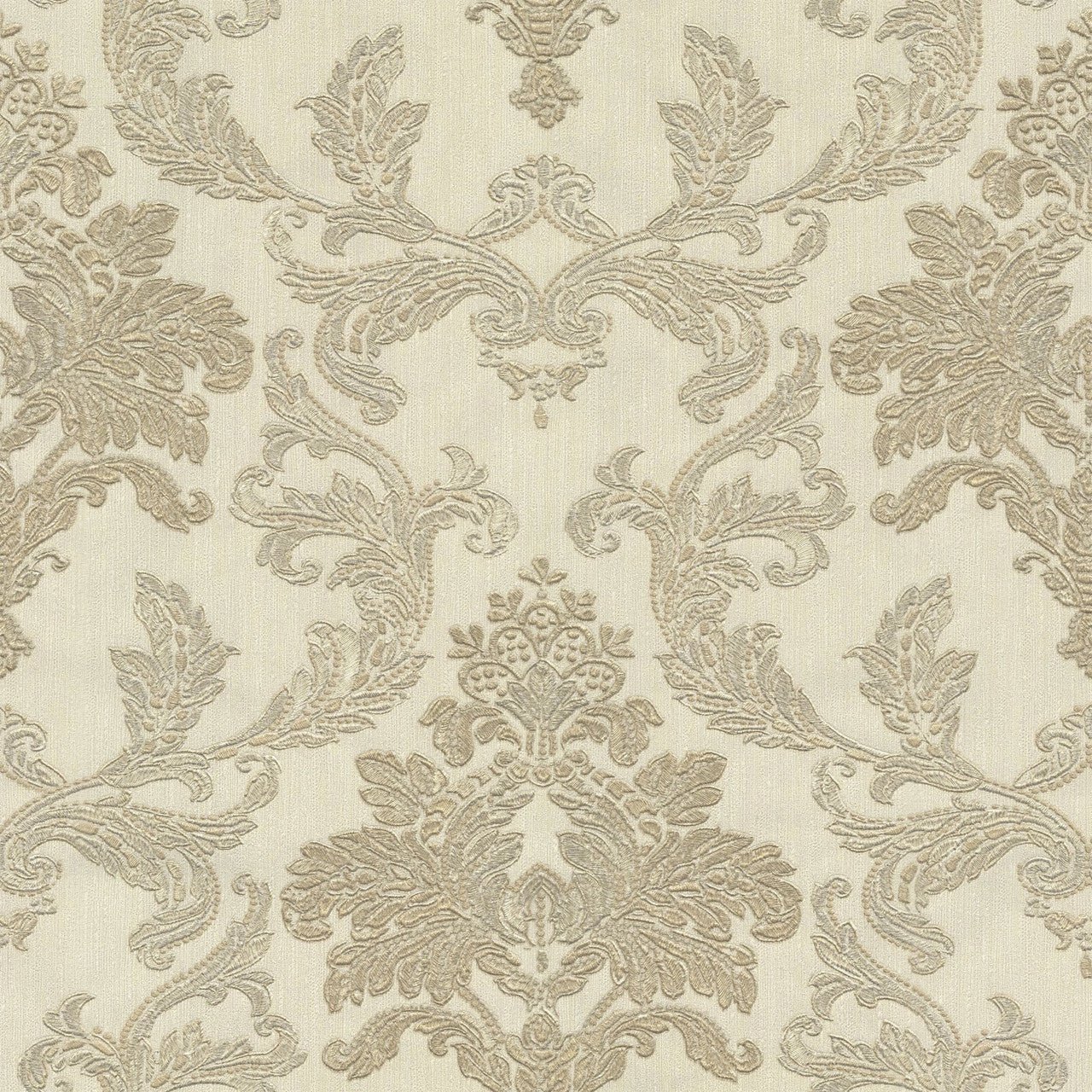 Bellini Vasari Damask Wallpaper - Gold & Cream - Rasch - 526202Wallpaper199