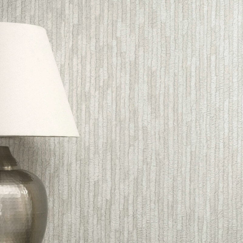 Bergamo Texture Glitter Wallpaper - Silver/Light Grey - Crown - M1401Wallpaper199