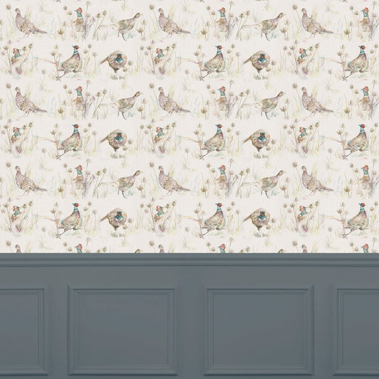 Bowmont Wallpaper - Pheasant - Voyage Maison - BOWMONT/WPO/PHEWallpaper199