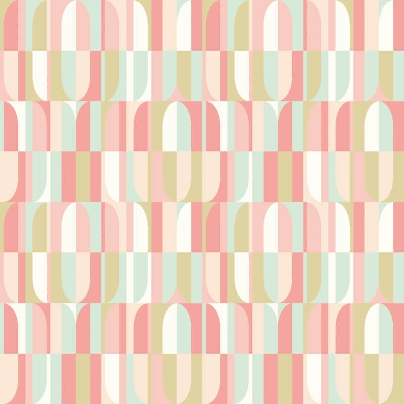 Building BlocksWallpaper - Coral - Hoopla Walls - HWA1163WWallpaper199