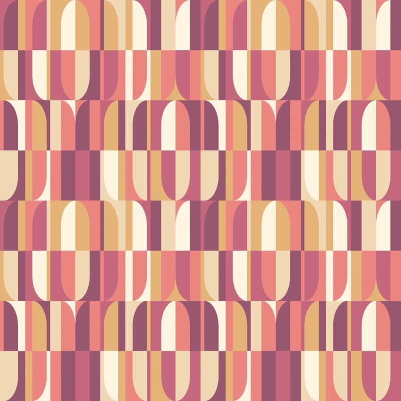 Building BlocksWallpaper - Plum/Gold - Hoopla Walls - HWA1162WWallpaper199