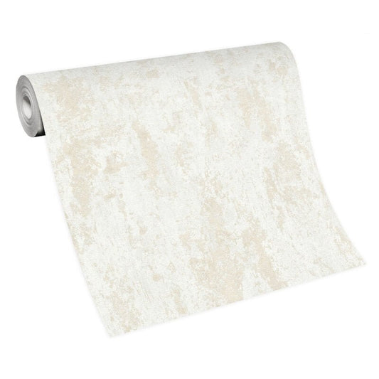 Casual Chic Industrial Texture Metallic Wallpaper - Cream - Erismann - 10273 - 14Wallpaper199