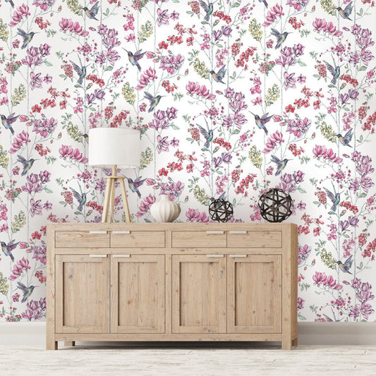 Charm Wallpaper - White/Multi - Holden Décor - 12390Wallpaper199