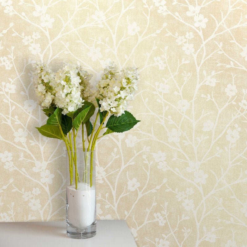 Cherry Blossom Wallpaper - Gold - SK Filson - DE41832Wallpaper199