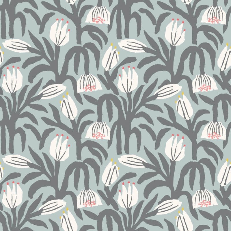 Chunky Flower Wallpaper - Summer Shower - Hoopla Walls - HWA1149WWallpaper199