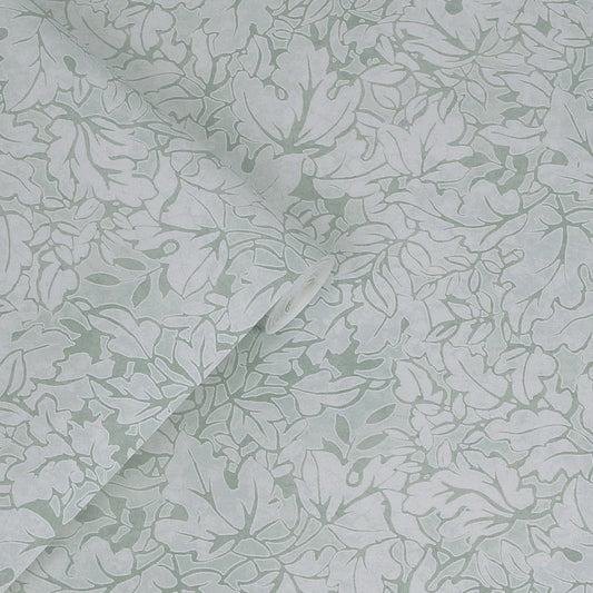 Corrina Leaf Wallpaper - Mineral Green - Laura Ashley - 121089Wallpaper199