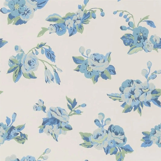 Craven Street Flower Wallpaper - Delft - English Heritage - PEH0006/03Wallpaper199