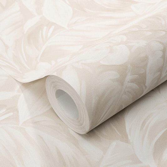 Deliciosa Leaves Wallpaper - Beige - Erismann - 10416 - 02Wallpaper199