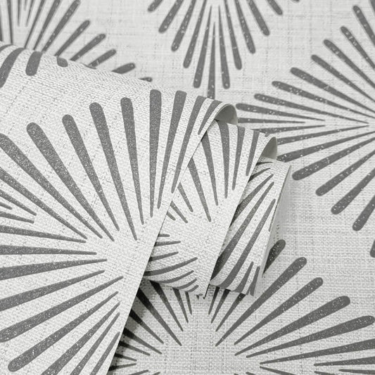 Denver Geometric Diamond Wallpaper - Grey - Fine Décor - FD43747Wallpaper199