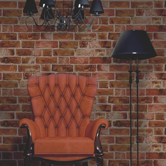 Distinctive Brick Wallpaper - Red/Brown - Fine Décor - FD31045Wallpaper199