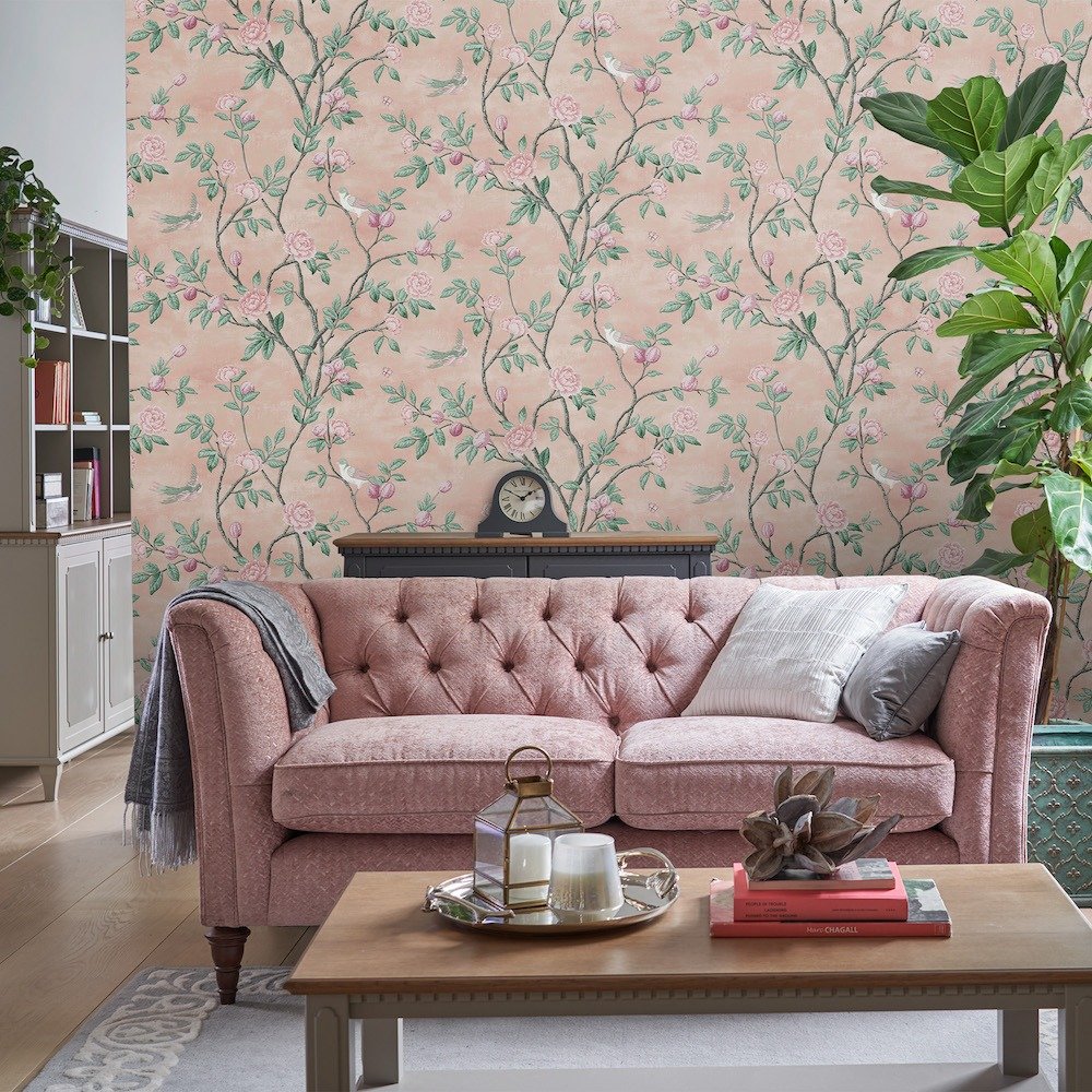 Eglantine Wallpaper - Blush - Laura Ashley - 113372Wallpaper199