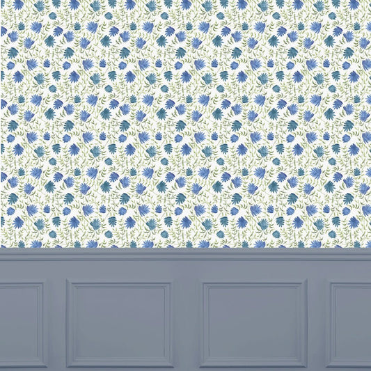 Elai Wallpaper - Denim - Voyage Maison - ELAI/WPO/DENWallpaper199