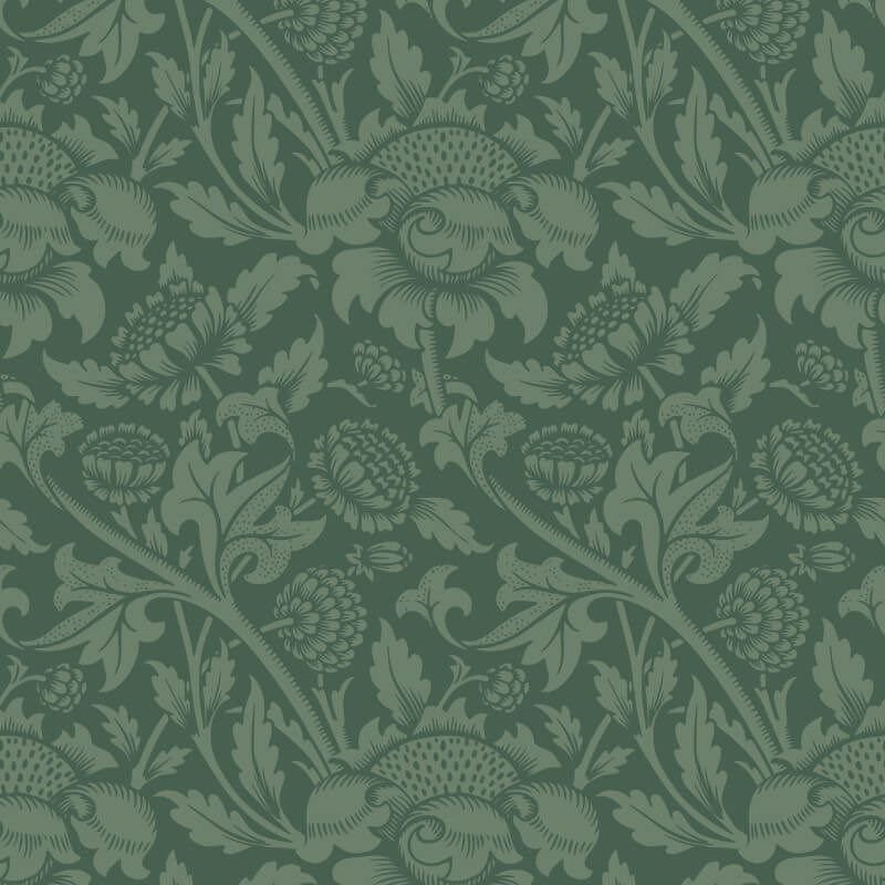 Elegance Damask Trail Wallpaper - Forest Green - Hoopla Walls - HWA1246WWallpaper199