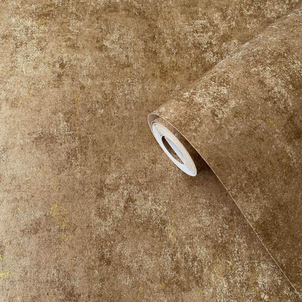 Elegance Metallic Plaster Wallpaper - Bronze Brown - Galerie - AM22009 - 5Wallpaper199