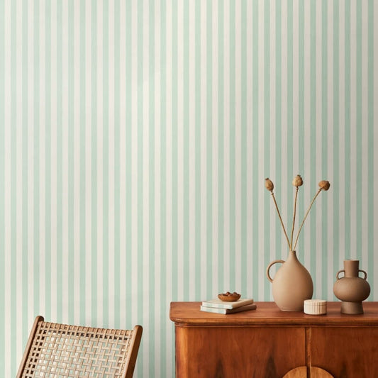 Elegance Shadow Stripe Wallpaper - Duck Egg - Hoopla Walls - HWA1248WWallpaper199