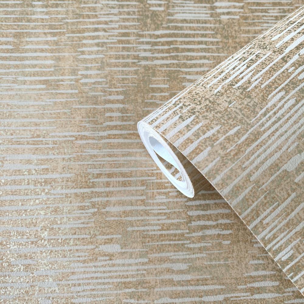 Elegance Stripy Shimmer Wallpaper - Gold - Galerie - DWP0357 - 07Wallpaper199