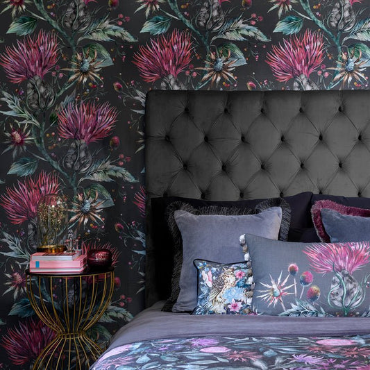 Elysium Wallpaper - Onyx - Voyage Maison - ELYSIUM/WPO/ONYWallpaper199