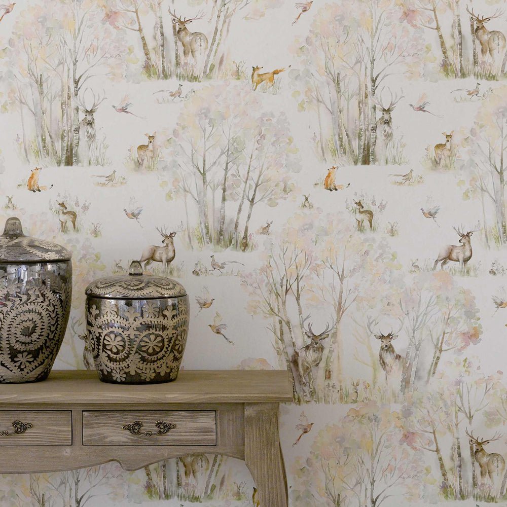 Enchanted Forest Wallpaper - Linen - Voyage Maison - ENCHANT/WPO/LINWallpaper199