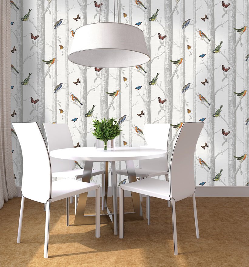 Epping Wallpaper - White/Multi - Holden Décor - 12231Wallpaper199
