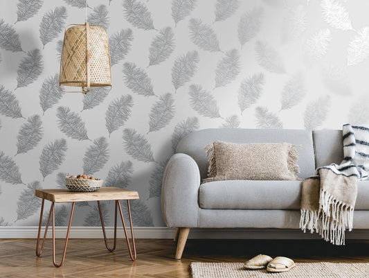 Fawning Feather Wallpaper - Grey - Holden Décor - 12626Wallpaper199