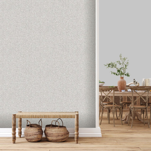 Fiji Plain Texture Elegant Homes Wallpaper - Grey - Rasch - 316100Wallpaper199