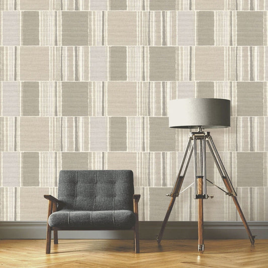Florentine III Emporium Geo Wallpaper - Netural - Rasch - 484427Wallpaper199