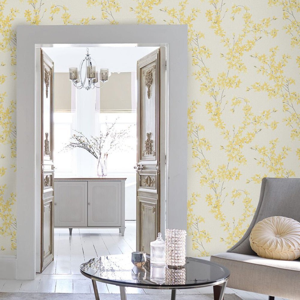 Forsythia Wallpaper - Sunshine - Laura Ashley - 113350Wallpaper199