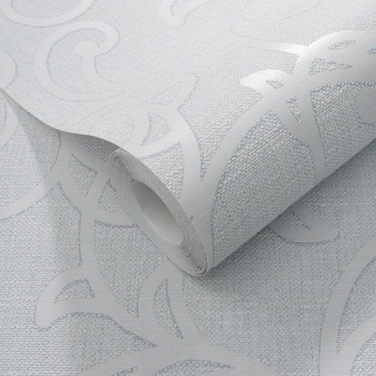 Forte Geometric Metallic Wallpaper - Grey - Erismann - 10467 - 10Wallpaper199