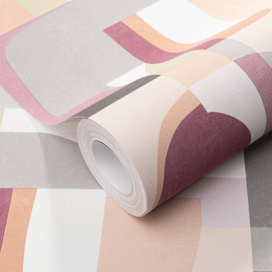 Fragment Modern Geometric Wallpaper - Violet - Erismann - 10432 - 06Wallpaper199