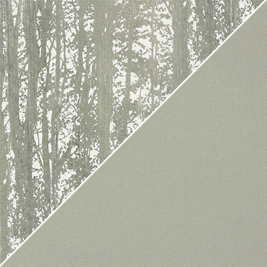 Freja Trees Wallpaper - Green - Rasch - 897913Wallpaper199
