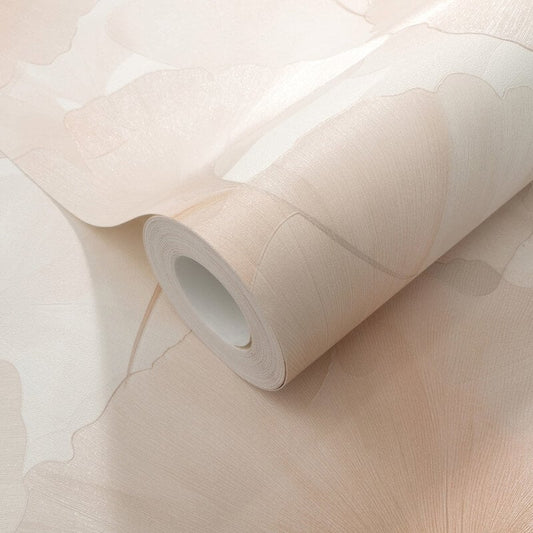 Ginko Dream Floral Metallic Wallpaper - Rose - Erismann - 10470 - 05Wallpaper199
