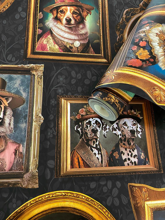 Holden Regal Beasts Wallpaper - Charcoal - Holden Décor - 13790Wallpaper199