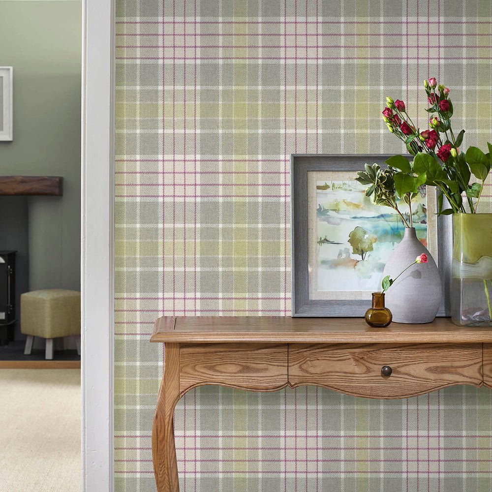 Iona Wallpaper - Thistle - Voyage Maison - IONA/WPO/THIWallpaper199