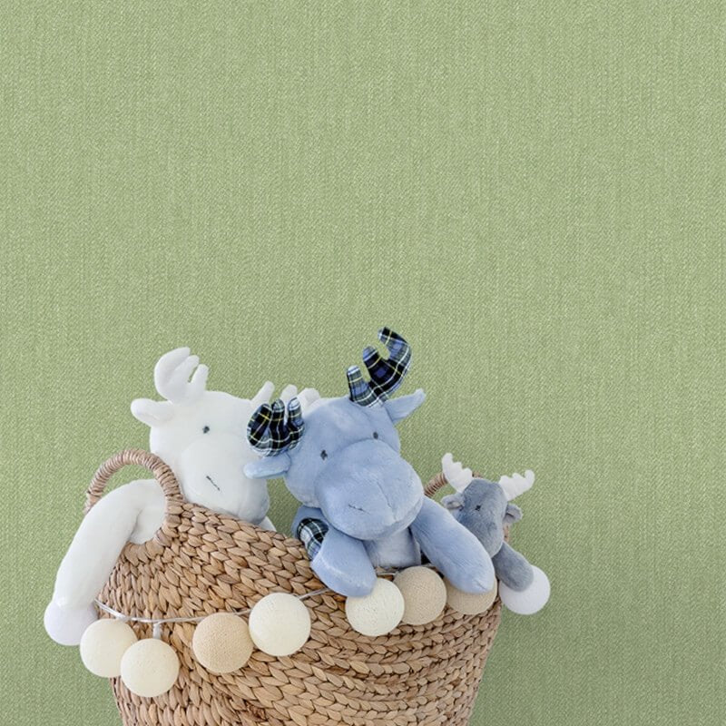 Jack N Rose Jeans Vertical Plain Wallpaper - Green - Grandeco - JR1212Wallpaper199