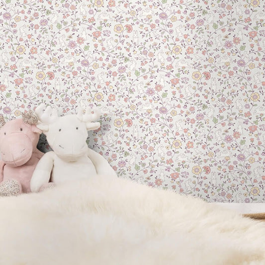 Jack N Rose Liberty Floral Wallpaper - Lilac/Pink - Grandeco - JS3101Wallpaper199