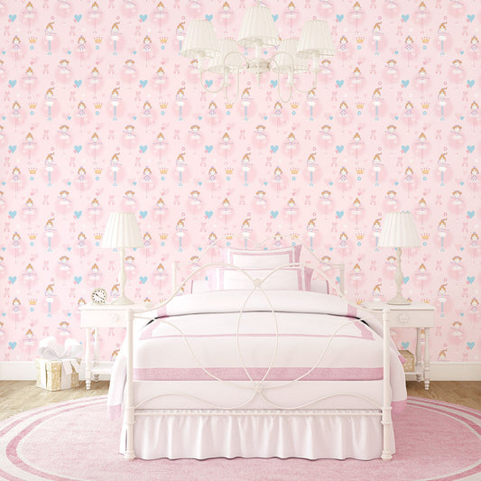 Just 4 Kids 2 Ballerina Wallpaper - Pink - Galerie - G56002Wallpaper199