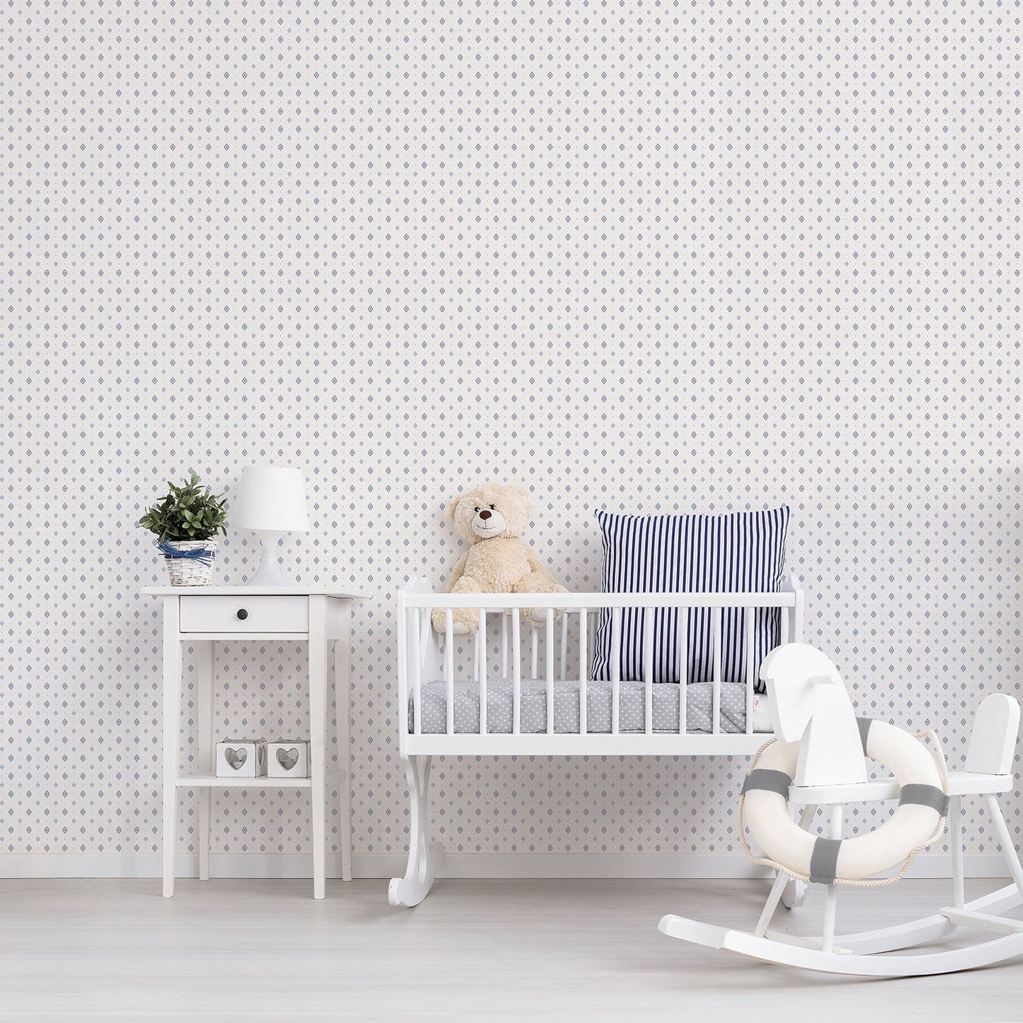 Just 4 Kids 2 Ethnic Print Wallpaper - Blue / Beige - Galerie - G56531Wallpaper199