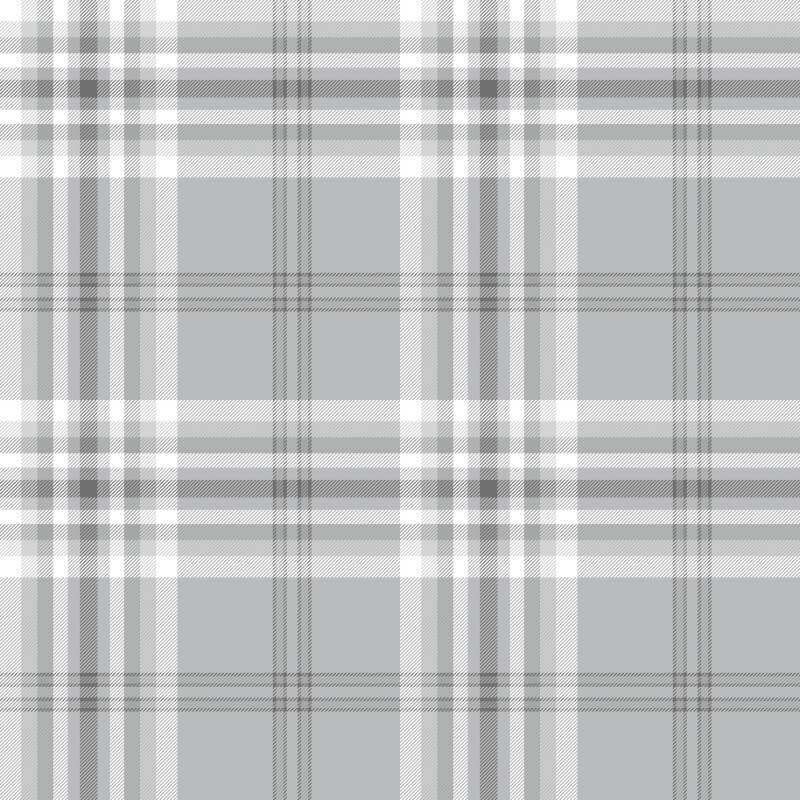 Kelso Check Wallpaper - Light Grey - Catherine Lansfield - 165521Wallpaper199